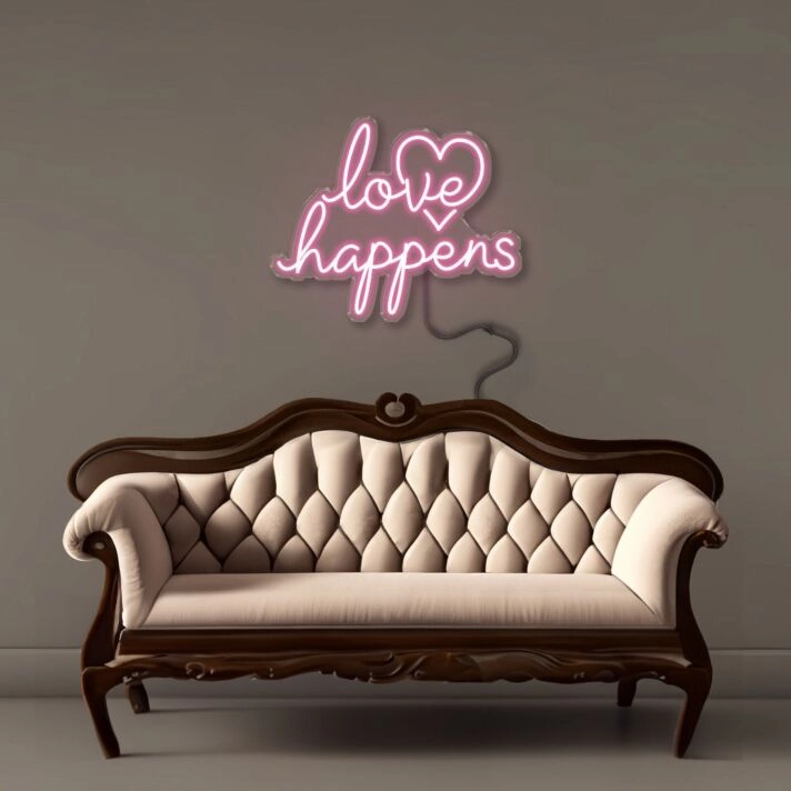 Love Happens Led Neon Signs