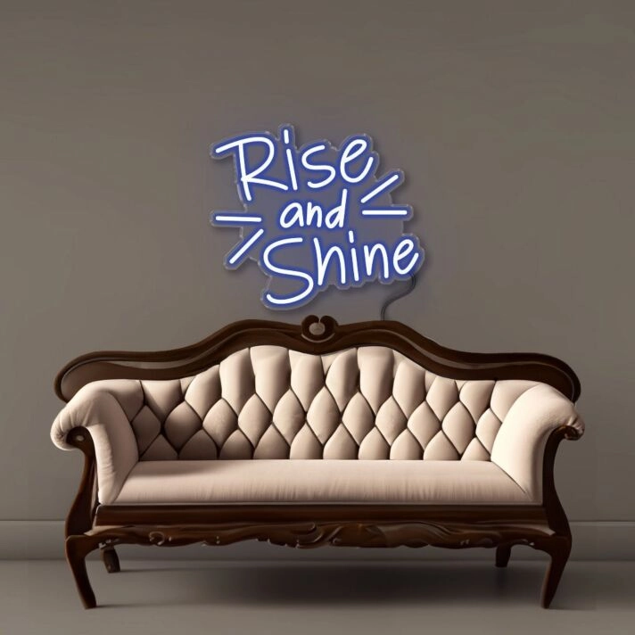 Rise and Shine Led Neon Signs
