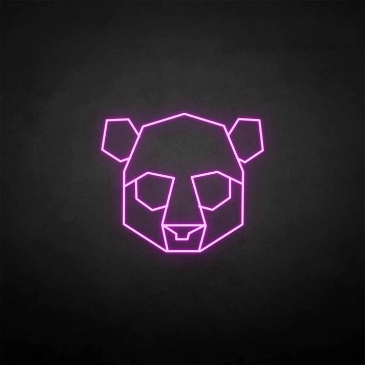The Bear Head Neon Sign