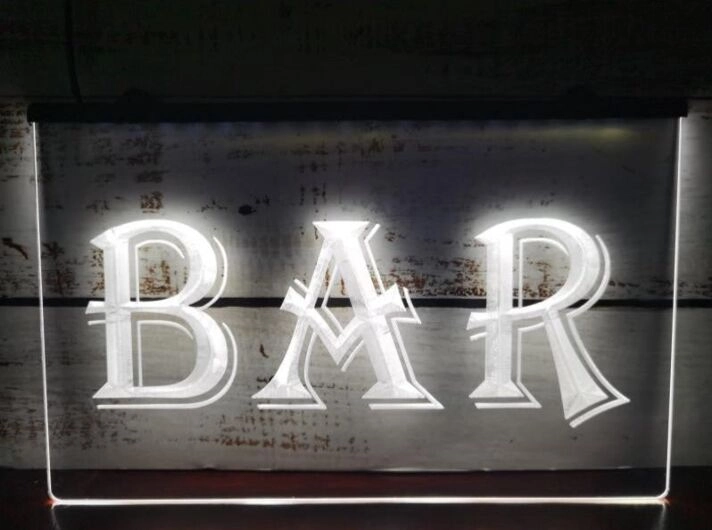 Bar Hanging Neon Sign