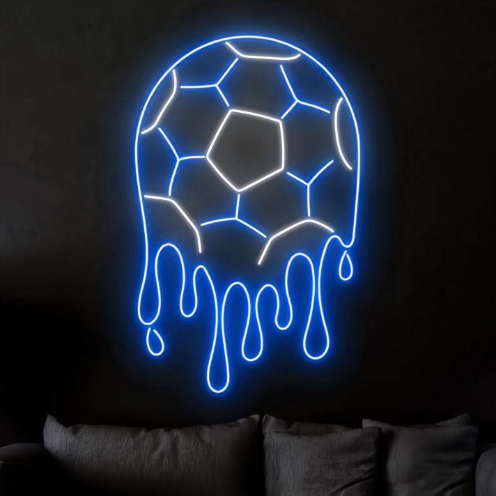 Soccer Shape Neon Sign
