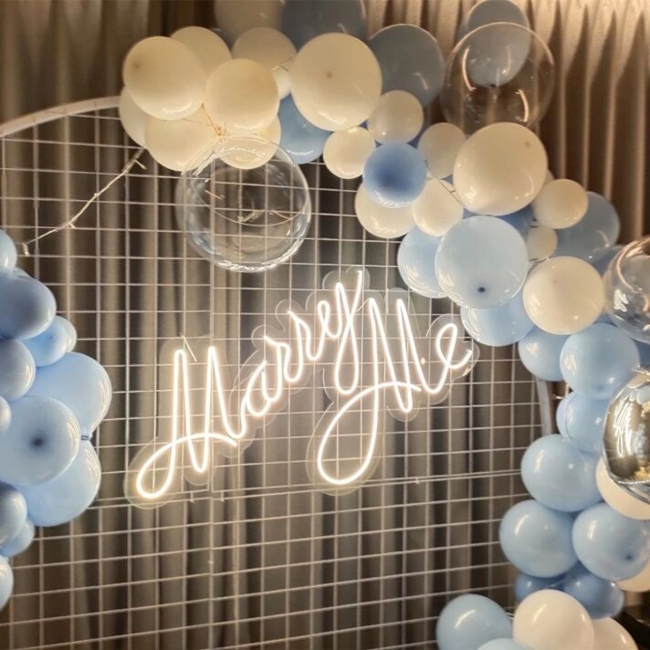 Marry Me Romantic Letters Style 2 Wedding Decor