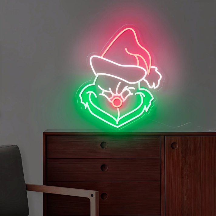 Christmas Santa Claus Neon Sign