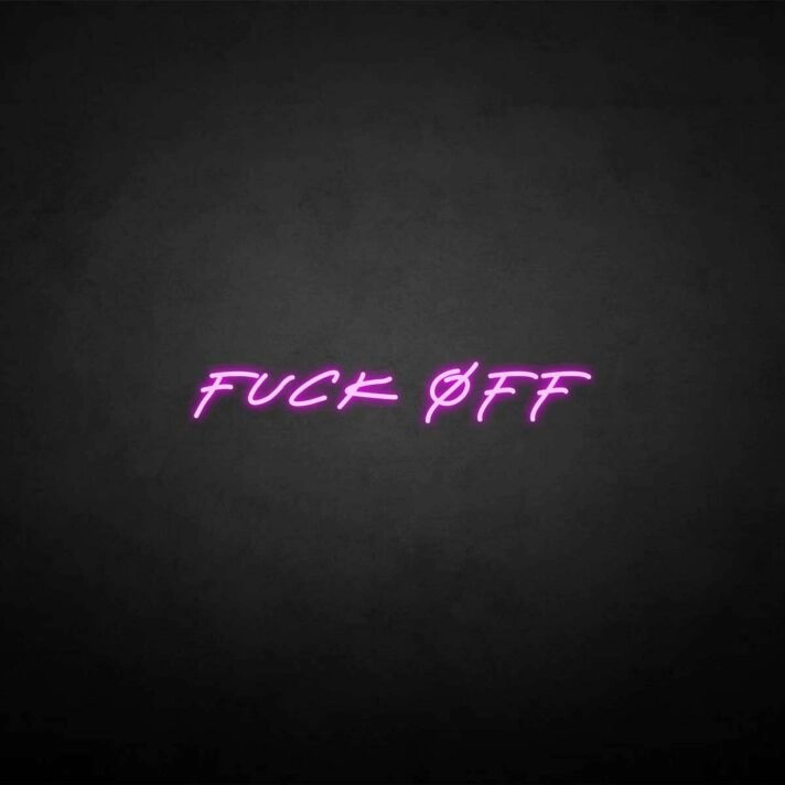 fxxk off neon sign