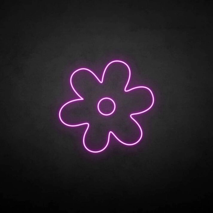 Little flower' neon sign