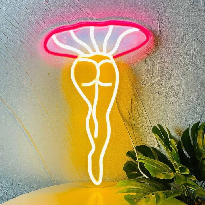 Ballet Skirt and Leg Lines Neon Sign