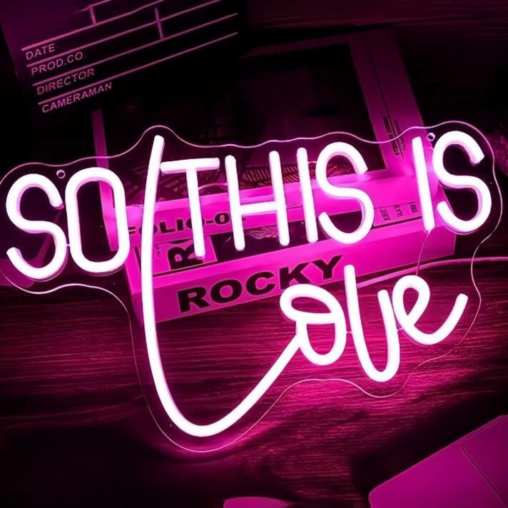 So This is Love Wedding Neon Sign
