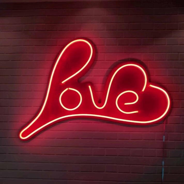 LOVE Wedding Style 2 Neon Sign