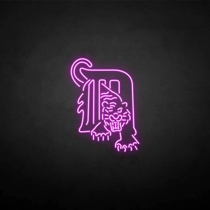 M&Tiger' neon sign