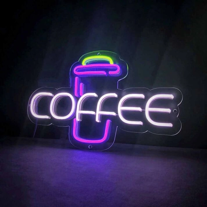 Customize Coffee Bold Neon Sign