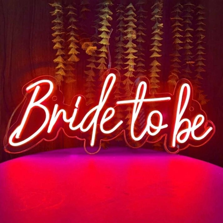 Vivid Bright Bride to Be Neon Sign