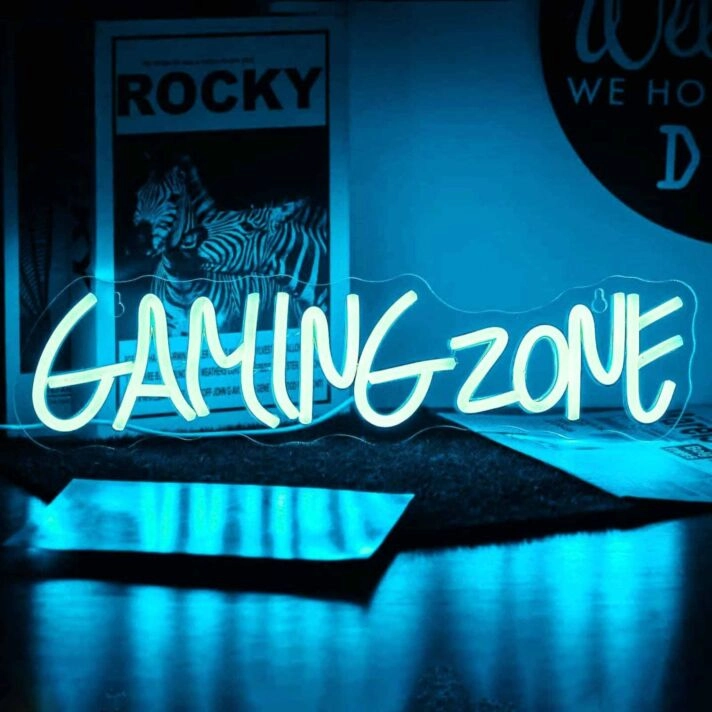 Gaming Zone Game Neon Sign