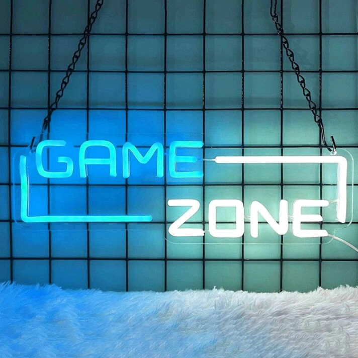 Vibrant Game Zone Game Neon Sign