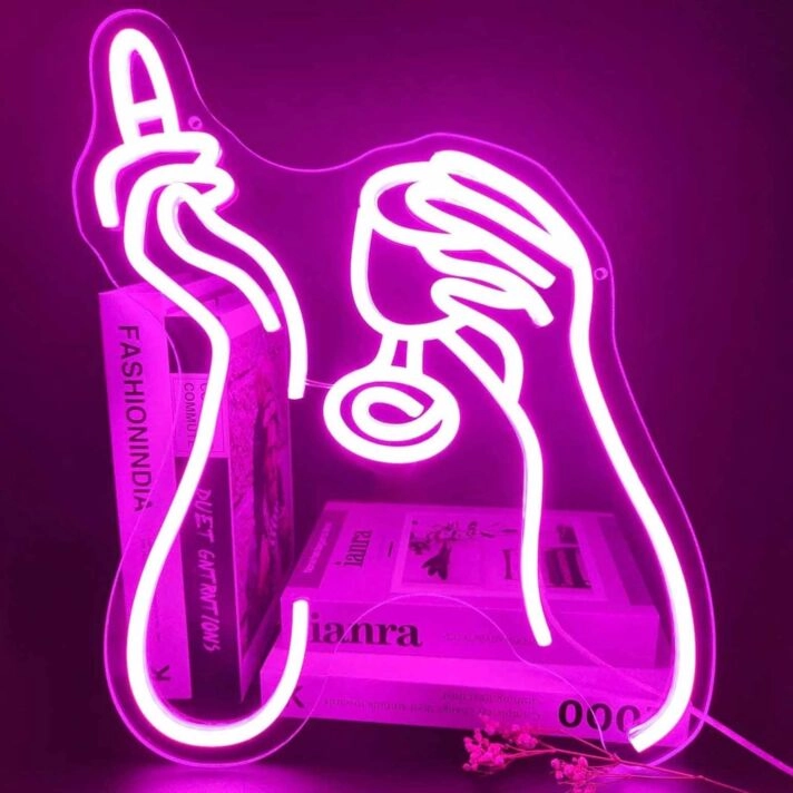 Elegant Drinking Bar Neon Sign