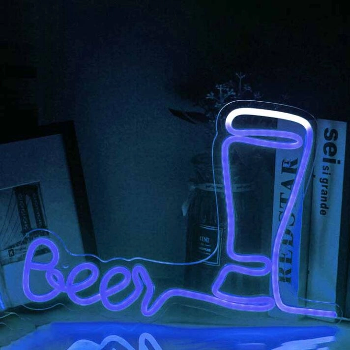 Customize Creative Beer Bottle Neon Sign
