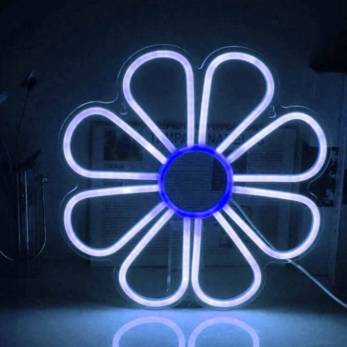 Sunrise Over the Sea Neon Light