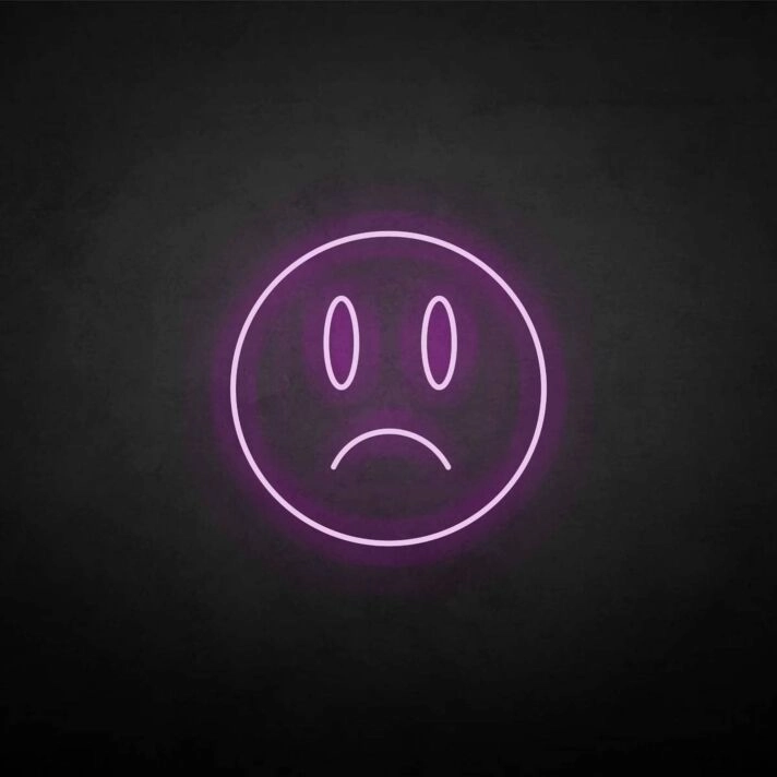 'Wry Smile' neon sign