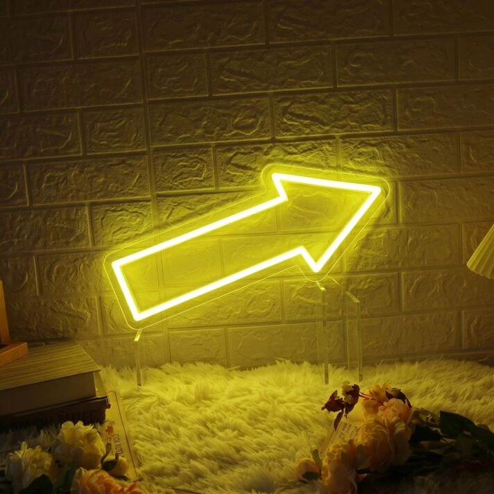 Arrow Neon Sign for Directional and Fun Decor