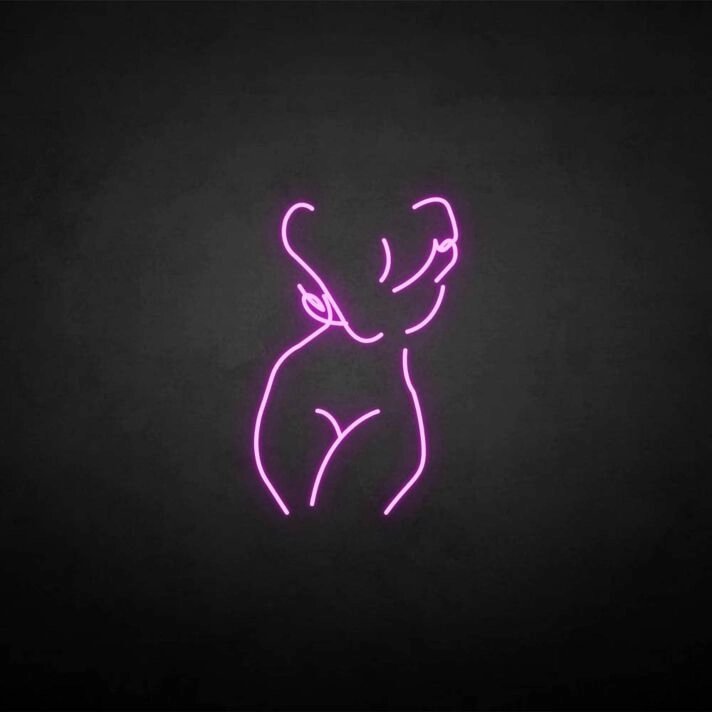 'Women body' neon sign