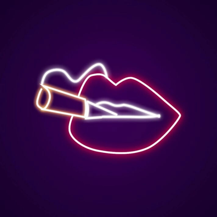 Smoking Neon Sign for Playful and Bold Spaces