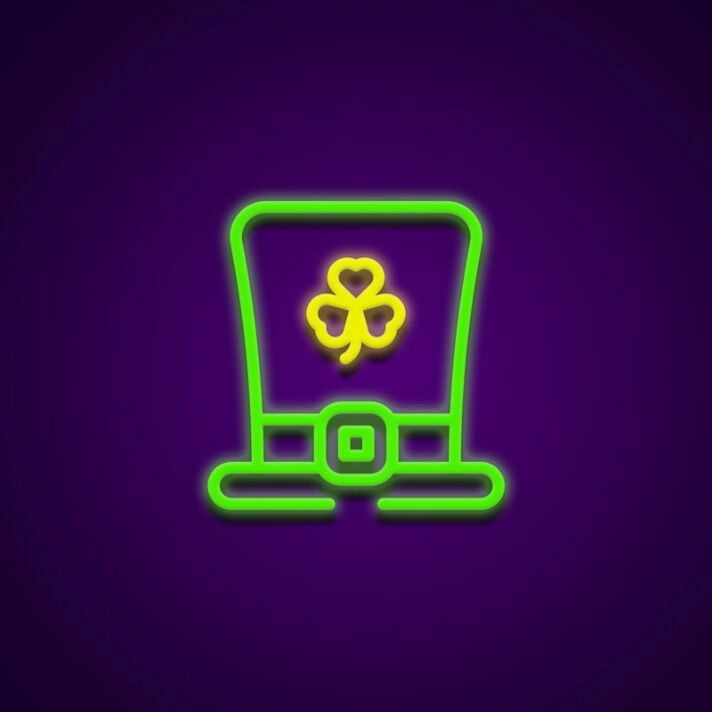 St Patricks Neon Sign for Festive and Irish Decor