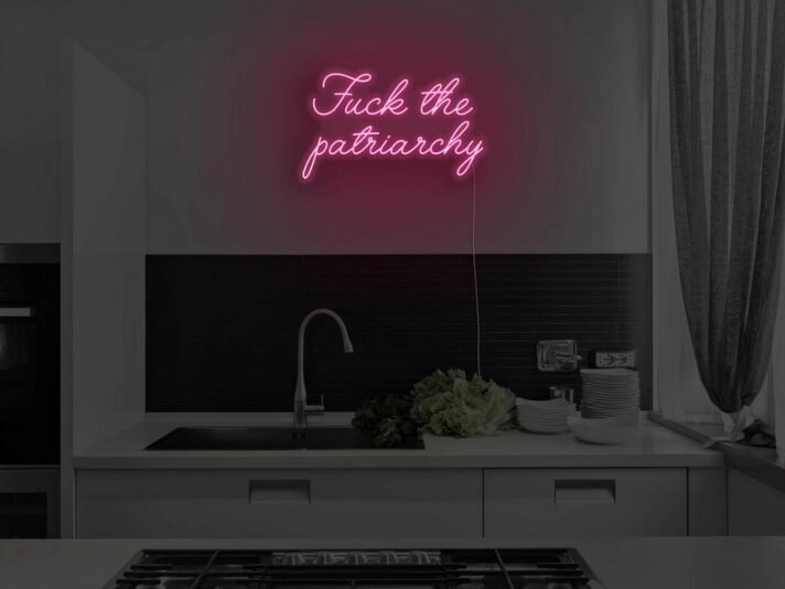 Fck The Patriarchy Neon Sign for Bold and Empowering Spaces