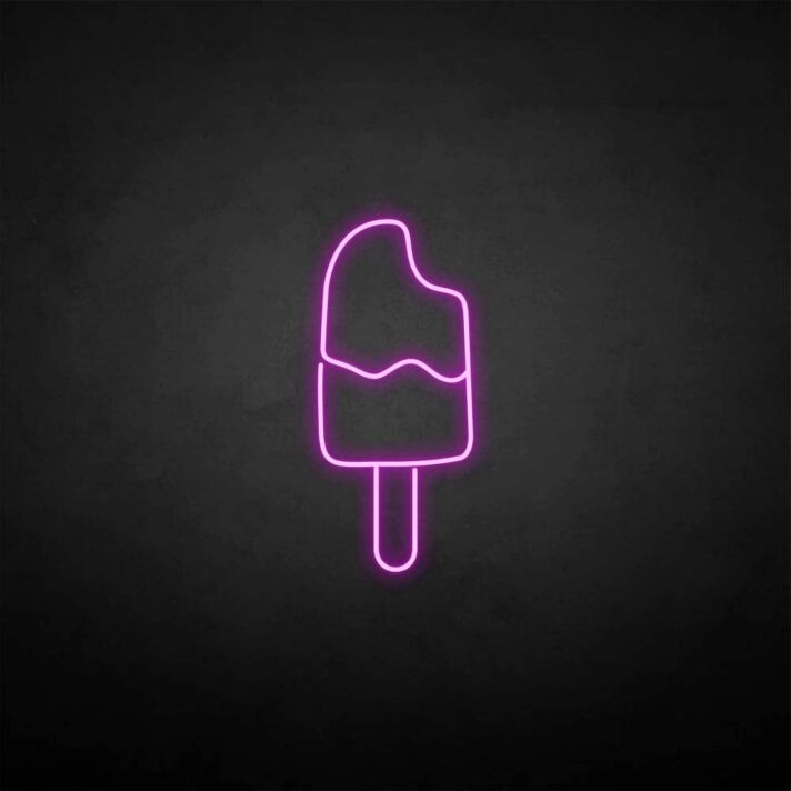 Ice cream2' neon sign