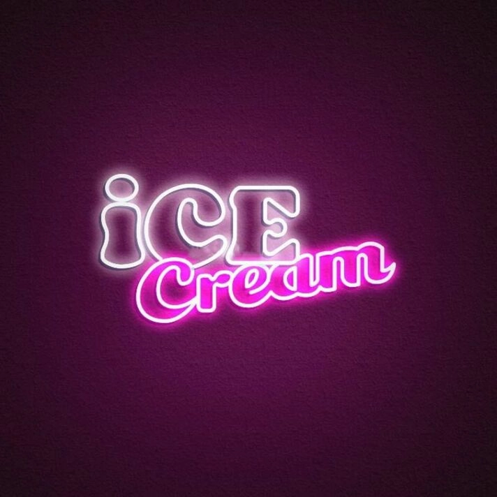 Ice Cream Neon Sign for Sweet and Fun Spaces