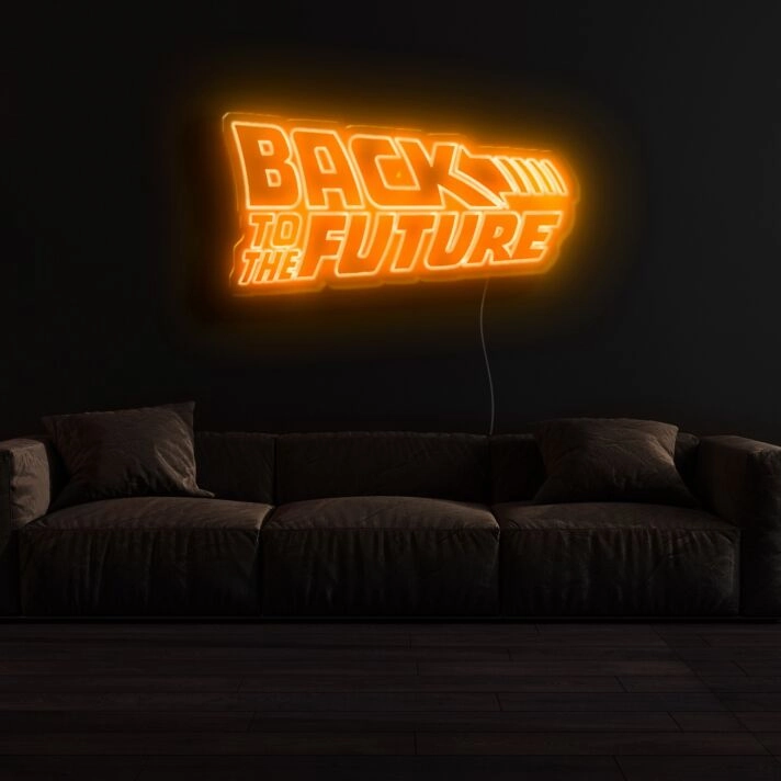 Back to the Future Neon Sign for Movie Fans