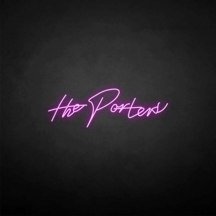 The porter' neon sign