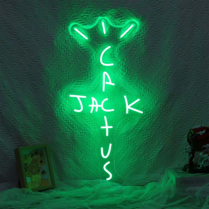 Cactus Jack Light By TS Neon Sign for Music Fans