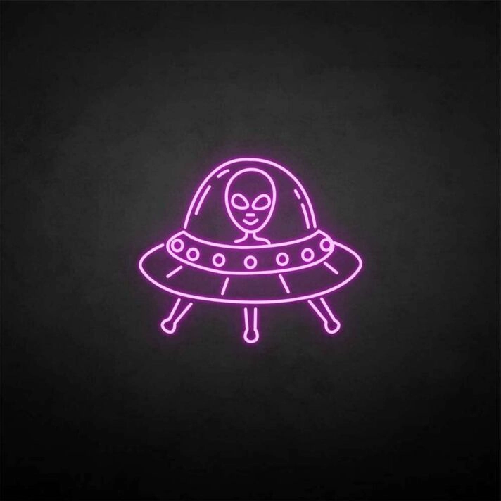 Extraterrestrial 	Alien  neon sign