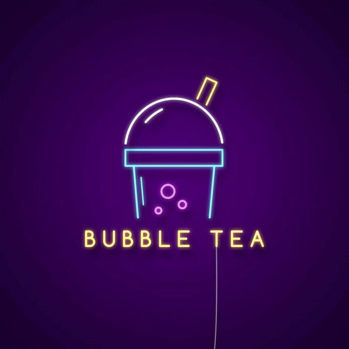 Bubble Milk Tea Neon Sign for Refreshing and Fun Spaces