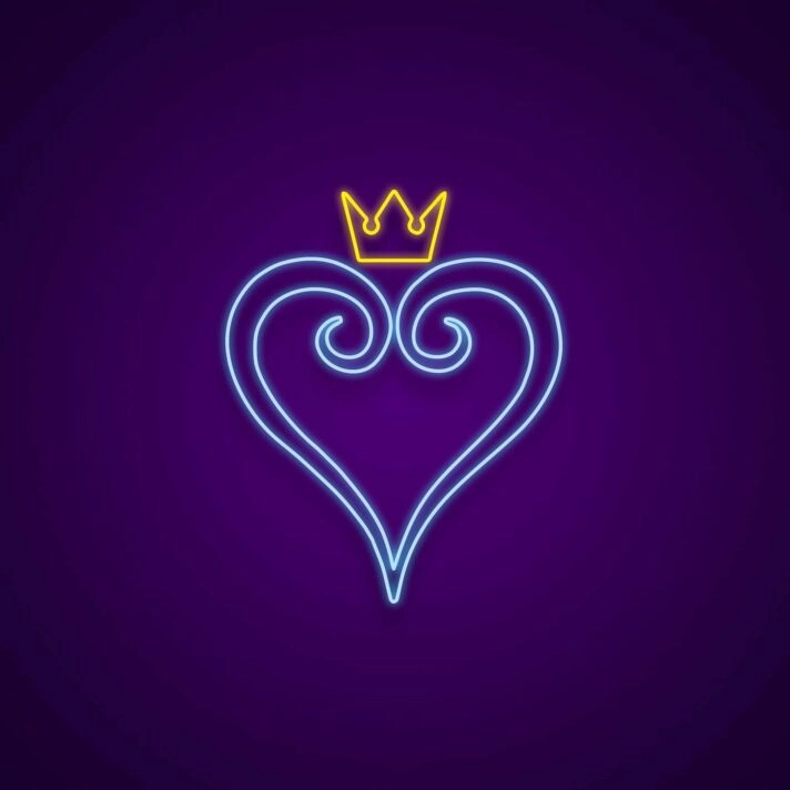 Kingdom Hearts Neon Sign for Game Fans