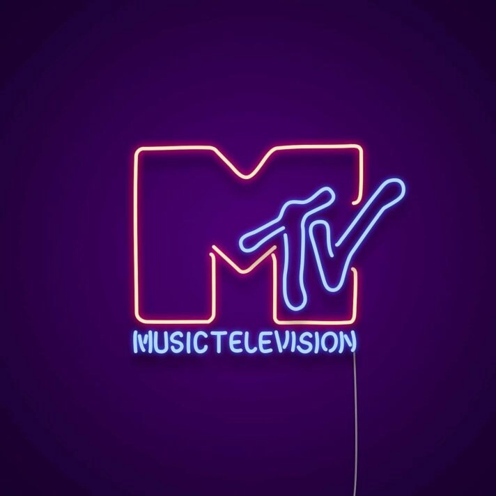 MTV Neon Sign for Music Lovers