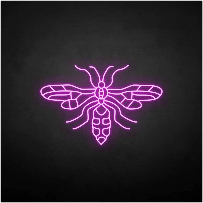 'Wasp' neon sign