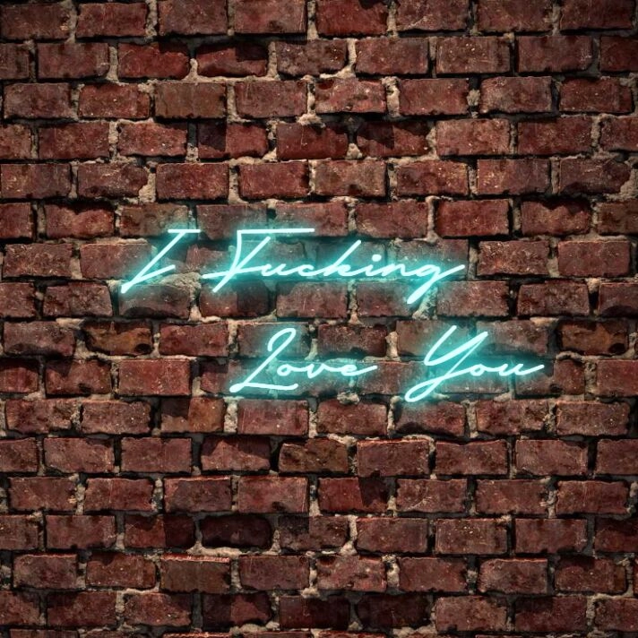 I F*cking Love You Neon Sign for Bold and Loving Spaces