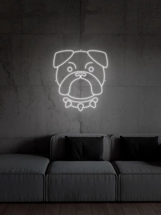 Bulldog Neon Sign for Pet Lovers