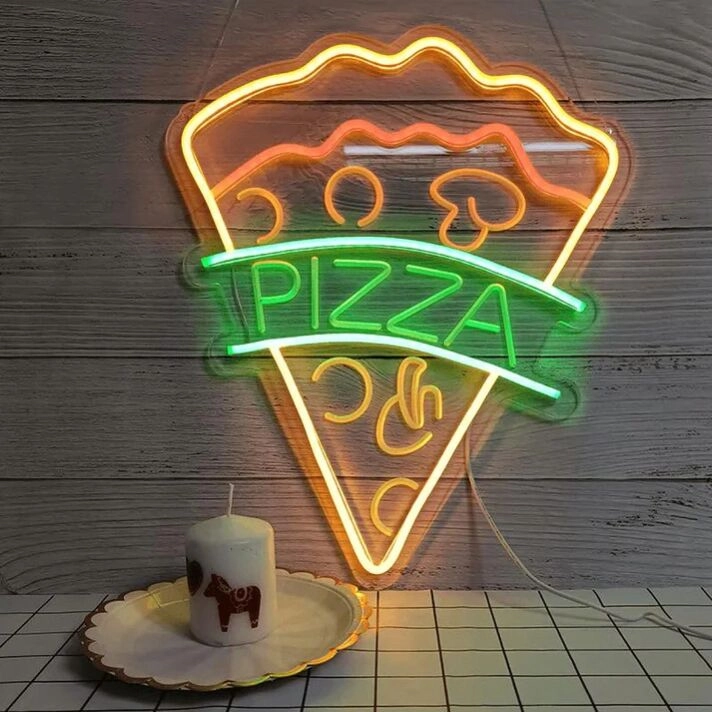 Pizza Neon Sign for Pizza House Restaurants