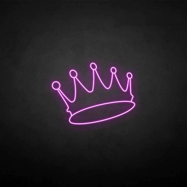 'crown' neon sign