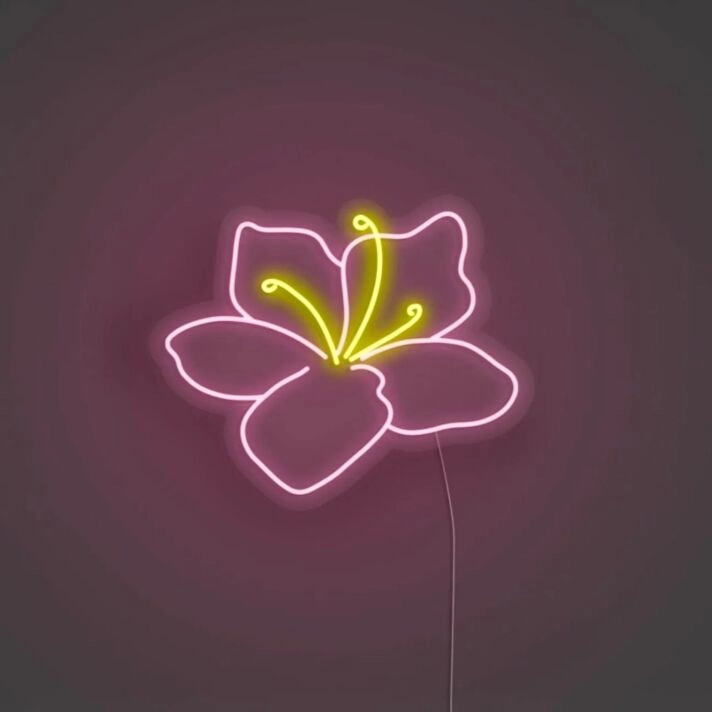 Sakura Blossom LED Neon Sign for Nature and Whimsical Decor