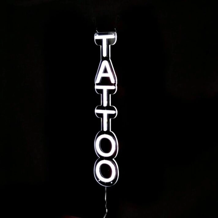 Vertical Tattoo Neon Sign LED Light for Tattoo Studios