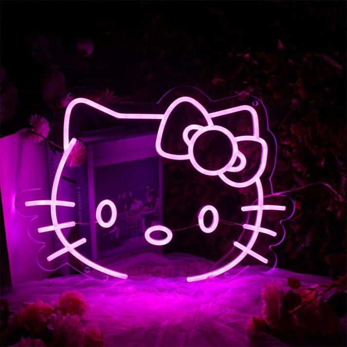 Hello Kitty Neon Sign for Fun and Playful Spaces