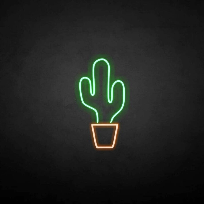 'Cactus' neon sign