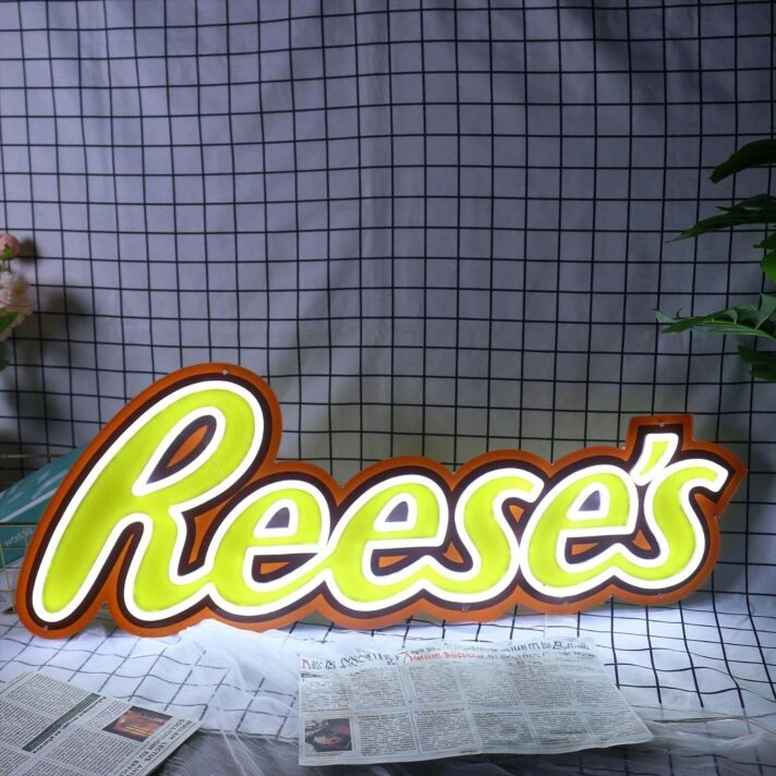 Reese's Neon Sign for Candy Lovers