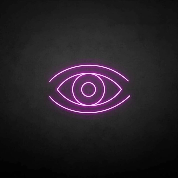 'Eye' neon sign