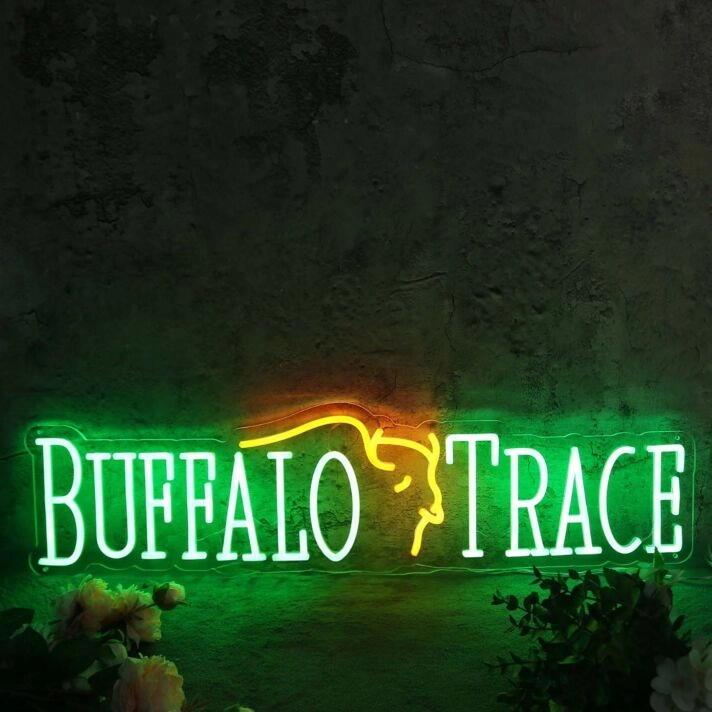 Buffalo Trace Custom Neon Sign for Whiskey Lovers