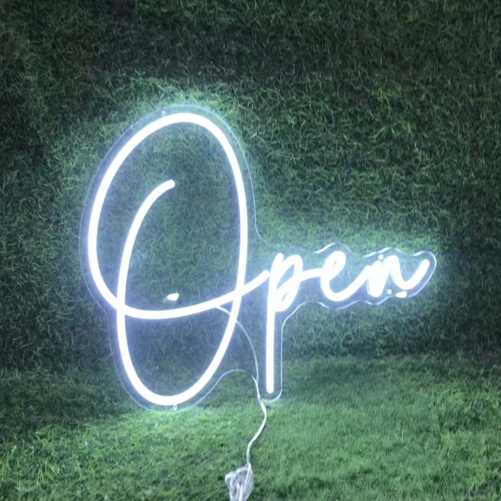 Open Neon Sign for Businesses and Shops
