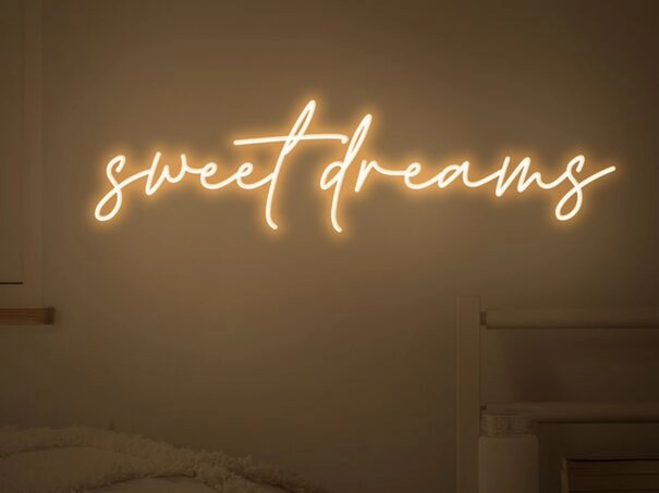 Sweet Dreams Neon Sign for Peaceful and Relaxing Bedrooms