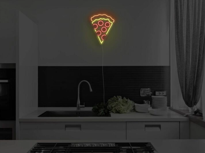 Pizza Neon Sign for Pizzerias and Dining Areas